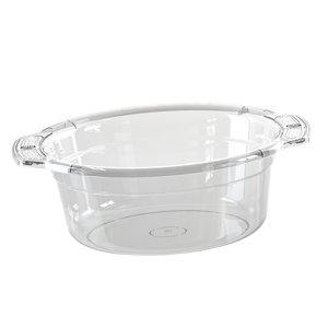 Bothyi - Lavabo Accesorios Transparentes Con Agujeros Lavabo Para Almacenamiento Mezcla Limpieza Grande Gris