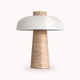 thumbnail image 3 of Lampara Led Blanco de Piedra Travertino, 3 of 5