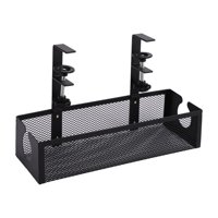 Bothyi - Organizador De Cables De Metal Debajo De La Bandeja De Gestión De Cables Del Escritorio Para Oficina En Casa Resistente