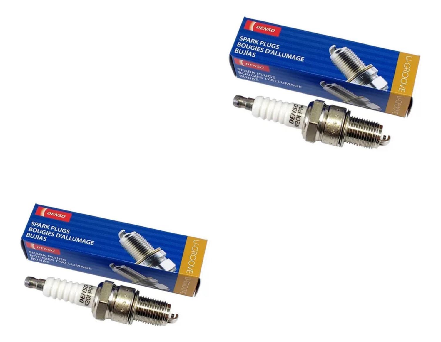 Genérico - Pack 2 Bujia Moto Royald Enfield Continental/Meteor/Shotgun Negro