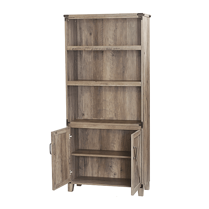Msa Muebles Santa Ana - Estante Vitrina Rustic 1.7 Mt. Oak