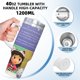 thumbnail image 5 of La Casa de Muñecas de Gabby Vaso aislado de acero inoxidable con asa, diseño temático, regalo para familia, amigos y fans; incluye pajita y encaja en el portavasos estándar, 40 oz, 5 of 6