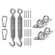 thumbnail image 1 of Colgadores de montaje en tejado de material acero inoxidable Ganchos de suspensión Patio exterior Porche Columpio Hardware Hamaca Silla Kit colgante para pared , 6MM 6 mm, 1 of 5