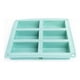 thumbnail image 1 of Molde De Silicona Reposteria Rectangular 6 Divisiones Color Verde, 1 of 3