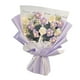 thumbnail image 5 of Ramo De Flores De Ganchillo Completo Para Vacaciones Día De La Madre Regalo Familiar Violeta, 5 of 5