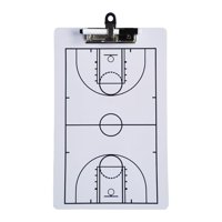 Magideal - Tablero De Entrenamiento De Baloncesto, Pizarra Blanca Para Marcadores De Entrenadores, Con Borrado De Bolígrafo, Equipo Auxiliar De Enseñanza Portáti