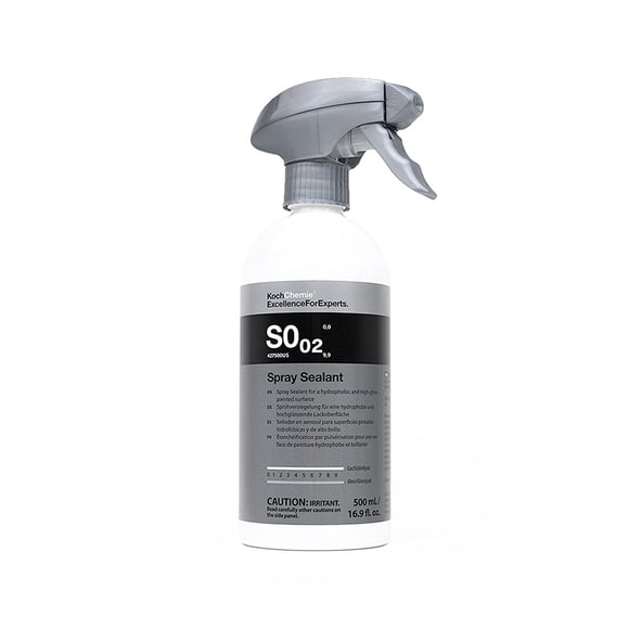 El sellador en aerosol Koch-Chemie crea fácilmente un producto hidrofóbico de 500 ml