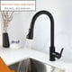 thumbnail image 2 of 1pc, 304 Stainless Steel Black Pull-out Faucet, Kitchen Sink Hot And Cold Retractable Faucet, 360°rotating Pull-out Faucet, Two Modes To Adjust The Water, 2 of 4