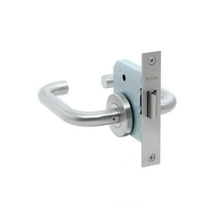 Stark Design - Cerradura De Embutir Función Simple Paso. Manillas Modelo: Tina. (Acero Inoxidable 304). Sku: Sde240-Ai.Kit.Tina