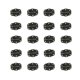 thumbnail image 2 of Bisagras De Gabinete De Puerta De Impresión De Hierro Antiguo De 20 Piezas Con Tornillos De 120 Piezas, 2 of 4