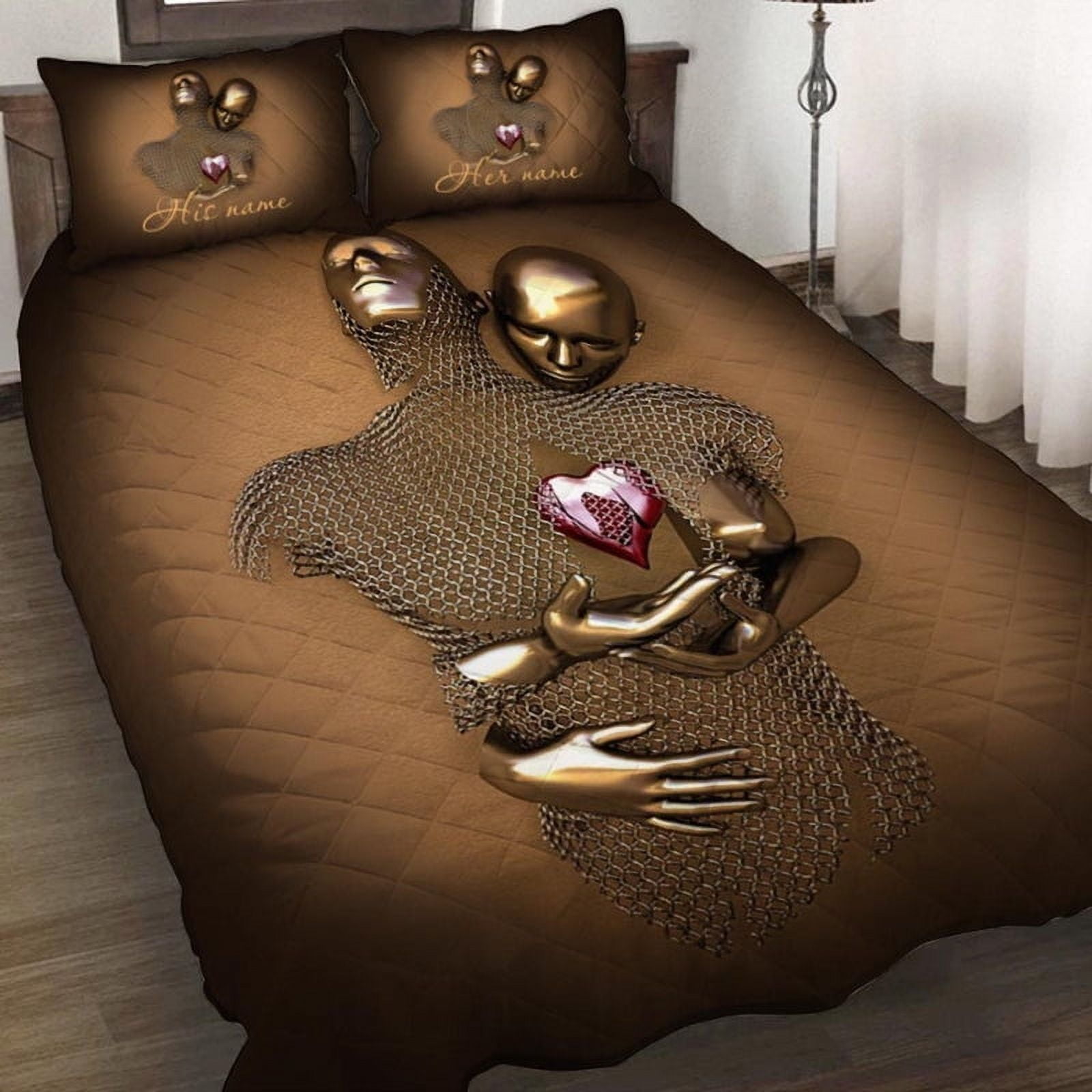 Milsleep - Pareja - Juego De Edredón Personalizado Con Estampado 3d