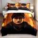 thumbnail image 1 of 3pcs Bedding set bedding cushion cover 3pcs Magical Wizard Print Duvet Cover Set Valentine's Day Bedroom Decor Gift, 1 of 1