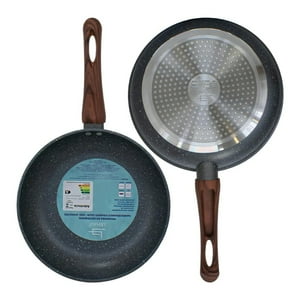 Total E-Commerce - Sarten De Induccion Antiadherente 28Cm Con Mango De Madera