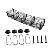 Magideal - Red Para Equipaje Trasero De Coche, Red De Almacenamiento De Carga, Accesorios Prácticos Fáciles De Usar, Organizador De Red Para Equipaje En Maletero 120X30Cm