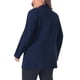 thumbnail image 3 of Agnes Orinda Blazers de Mujer Tallas Grandes Solapa Botón con Bolsillos Chaquetas de Trabajo Blazer 5X Azul Marino, 3 of 7