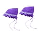 thumbnail image 5 of 2 Uds Accesorio De Verano Para Mascotas, Gorro Transpirable Con Cordones Para Perro, Color Violeta, 5 of 5