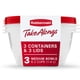thumbnail image 1 of Contenedor Rubbermaid TakeAlongs 1,4 L Rojo 3 unidades, 1 of 3