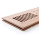 thumbnail image 5 of Soporte empotrado Floor Register Razo de roble blanco de 10 x 30 cm con amortiguador, 5 of 6