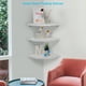 thumbnail image 3 of Juego de estantes de pared para esquina Joiishom Floating Wood White x3, 3 of 7