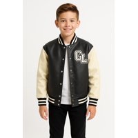 Kibou - Chaqueta Boomber Varsity Para Niños