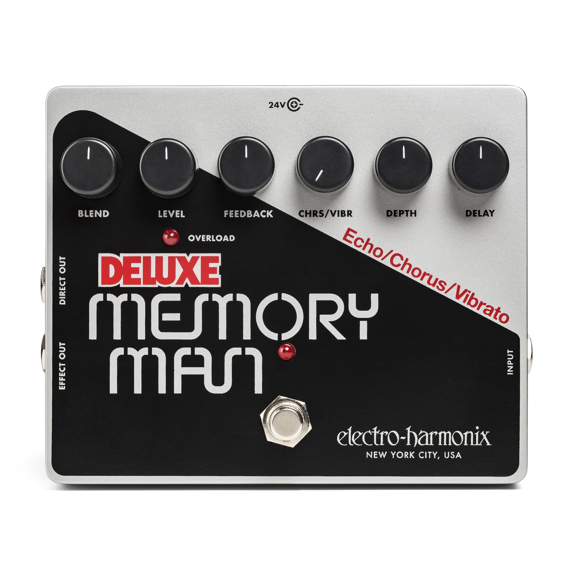 Pedal Electro-harmonix Deluxe Memory Man Analógico Con Retardo, Estribillo Y Vibrato