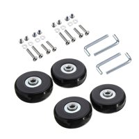Bothyi - Juego De 4 Equipaje Maleta Ruedas Con Tornillos Llaves Resistente Al Desgaste 50X18Mm