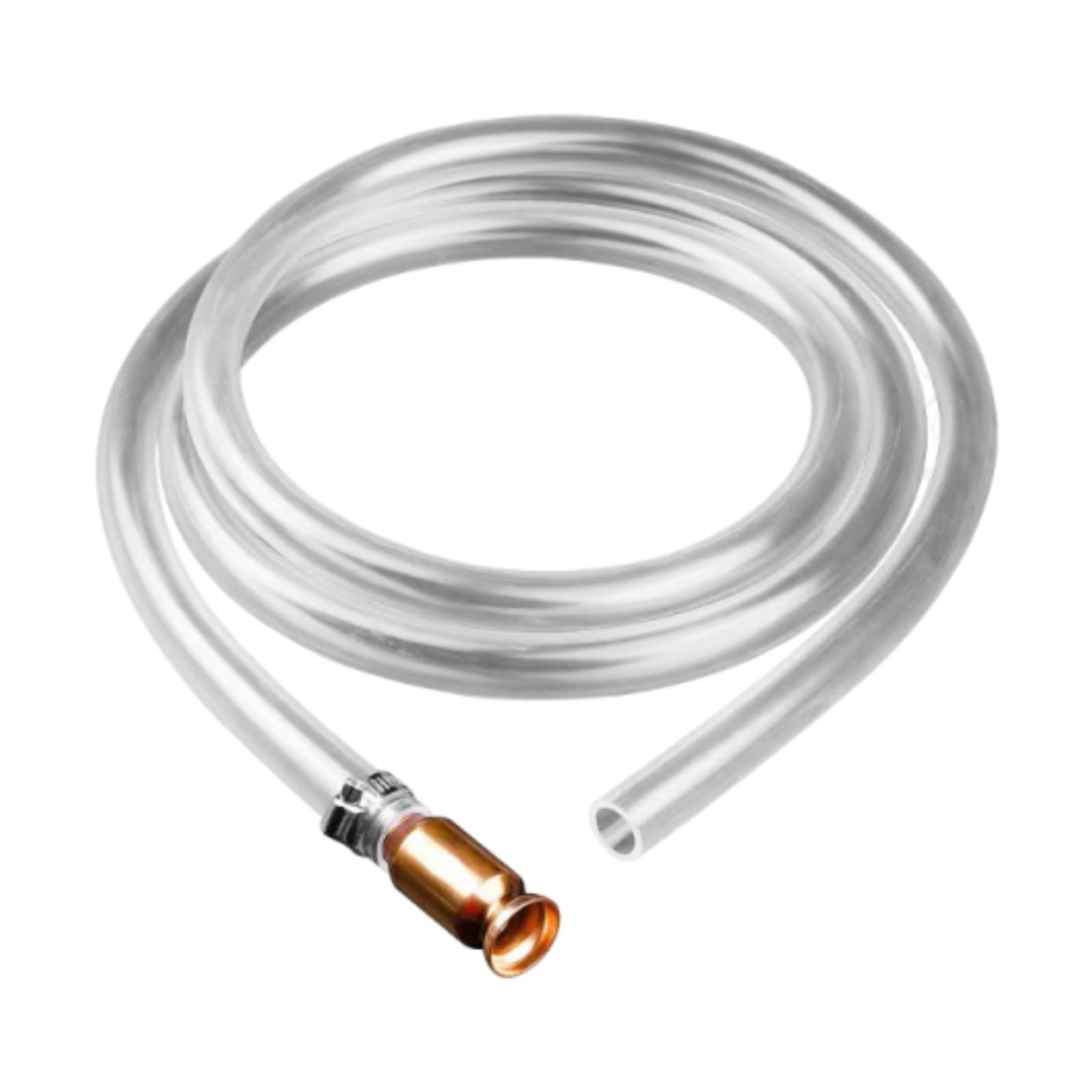 Magideal - Manguera De Sifón Autocebante Para Transferencia De Agua Líquida Transparente, Bomba Manual Para Combustibles, Válvula De 1/2"" Para Combustibles, 4 Metros