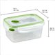 thumbnail image 2 of Recipiente de almacenamiento de alimentos Sterilite Ultra-Seal, 1,1 L, paquete de 12, 2 of 9