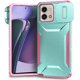 thumbnail image 1 of Funda Resistente para Motorola Moto G Stylus 5G 2023 con Tapa Deslizante y Protección Militar Verde, 1 of 6