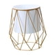 thumbnail image 1 of Soporte De Jardinera De Metal Props Soporte De Maceta Para Bodas Decoración Interior Al Aire Libre Blanco Geométrico, 1 of 5