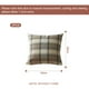 thumbnail image 2 of fundas de almohada a cuadros para exteriores e interiores, cuadradas, estilo granja, decoración del hogar, 45,7 x 45,7 cm, 2 of 5