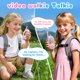 thumbnail image 3 of Walkie Talkies YUSSBCU 2 unidades recargables con video para niños, 3 of 9