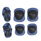 thumbnail image 3 of Niños Codo Rodilla Muñeca Protectora Almohadillas Equipo De Seguridad Bicicleta De Patín Azul 6 Piezas, 3 of 3