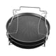 thumbnail image 5 of Juego De Moldes Para Hornear Pizzas Con Estante Bandeja Para Hornear Pizzas Para Cocina Café Restaurante, 5 of 5