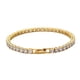 thumbnail image 1 of Pulseras de Tenis Brillantes de 3-5 Mm para Mujer, Chapadas en Oro de 18K, Pulsera Clásica de Diamante Simulado, Corte Redondo, Pulseras de CZ para Mujer, Boda, Nupcial, Graduación, Joyería, Pulseras, 1 of 8