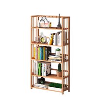 Crusec - Estante Rectangular De Madera 5 Niveles 138 X 60Cm