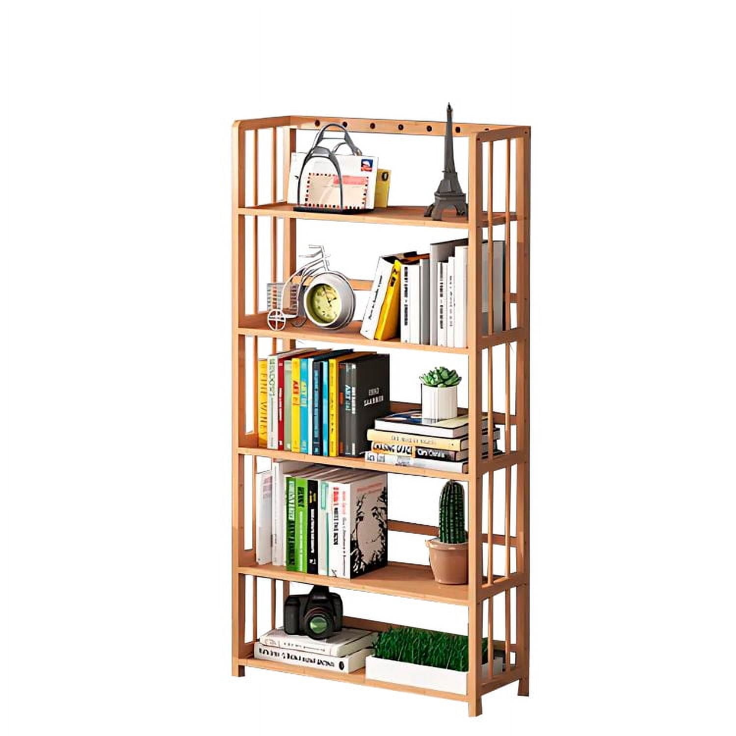 Crusec - Estante Rectangular De Madera 5 Niveles 138 X 60cm