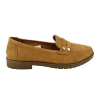 Mocasín New Walk Audrey Confort Camel