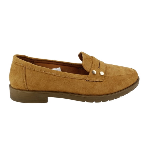 Mocasín New Walk Audrey Confort Camel