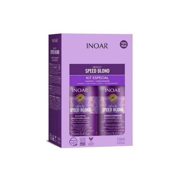 Pack Absolut Speed Blond Shampoo + Acondicionador 250ml