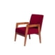 thumbnail image 3 of Sitial Frankfurt Tela Velvet Burdeo, 3 of 3