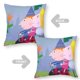 thumbnail image 2 of Ben y Holly Fundas de almohada de terciopelo con tema, regalos de funda de almohada, decoración para el hogar, cojín de lanzar, regalo de cumpleaños para fans y parejas.66*66cm., 2 of 6