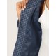 thumbnail image 5 of INSPIRE CHIC Blazer corto de oficina abierto de tweed a cuadros para mujer 3XL azul oscuro, 5 of 6
