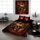 thumbnail image 1 of dissent-feather duvet & pillowcase set- bed quilt cover3-Piece Bedding Set (1 Duvet Cover + 2 Pillow Shams), 1 of 3