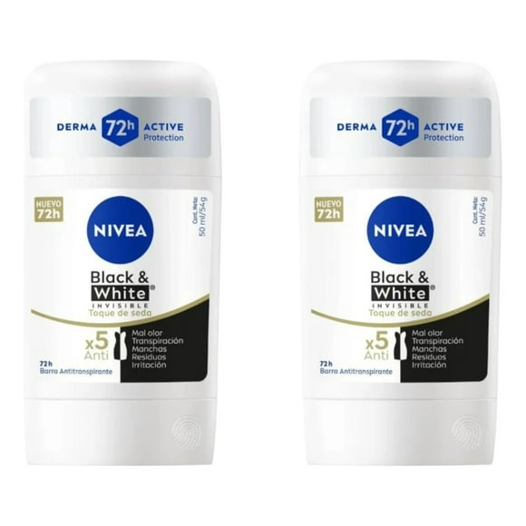 NIVEA TOQUE DE SEDA BARRA ANTITRANSPIRANTE 50ML x2