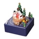 thumbnail image 5 of Caja Musical Tren De Navidad Con Tren Giratorio Para Niños Coleccionable Azul, 5 of 5