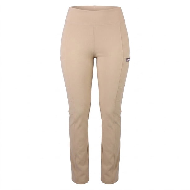 Pantalón clinico elasticado Spandex. Art. 880-11 - Beige