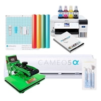 Silhouette - Kit Inicio Cameo 5 Alfa White + Estampadora 20Cmx30Cm + Impresora Epson F170