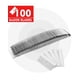 thumbnail image 5 of Hojas de afeitar WORKPRO de acero con alto contenido de carbono de un solo filo, paquete de 100, 5 of 7