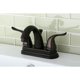 thumbnail image 2 of Grifo Kingston Brass Yosemite de 4 pulgadas, montaje central, bronce aceitado, 2 of 3